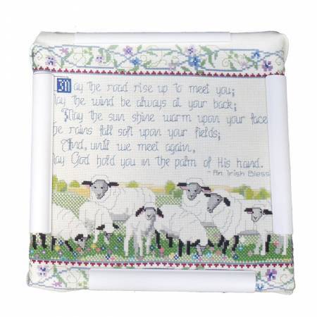 Plastic Snap Embroidery Frame - 11X11 in Square - Everything Fabric
