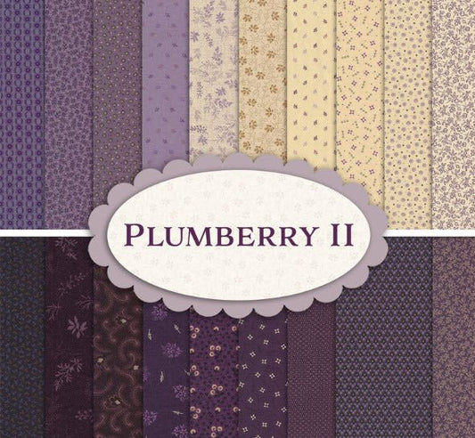 Plumberry 2 - Cream Plum Dots - Everything Fabric