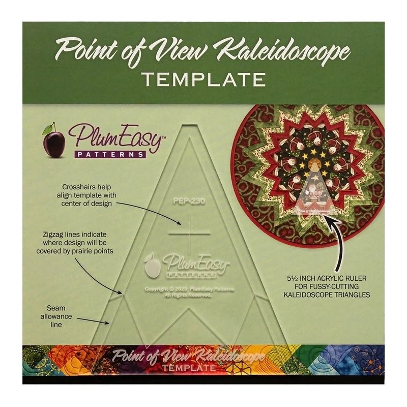 Point of View Kaleidoscope Acrylic Template - Everything Fabric