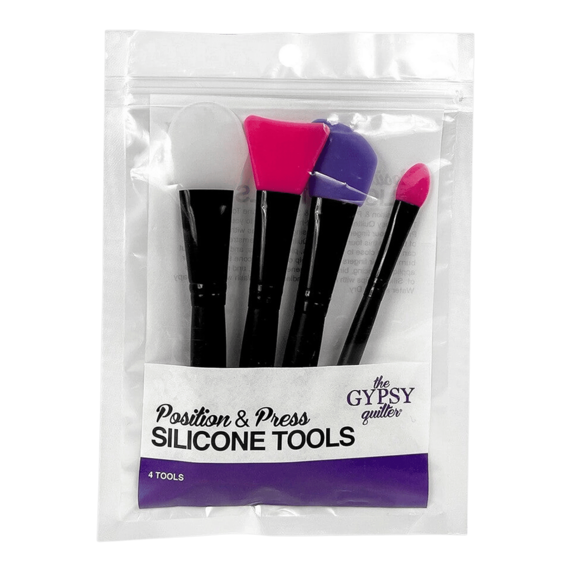 Position, Press, Quilting and Sewing Silicone Tools 4ct - Everything Fabric