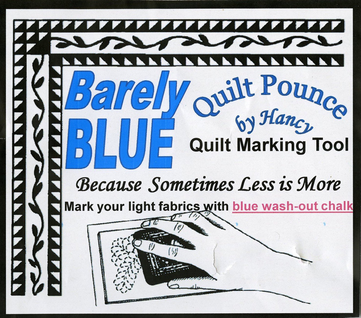 Pounce Chalk Pad - Barely Blue by Hancy - Everything Fabric