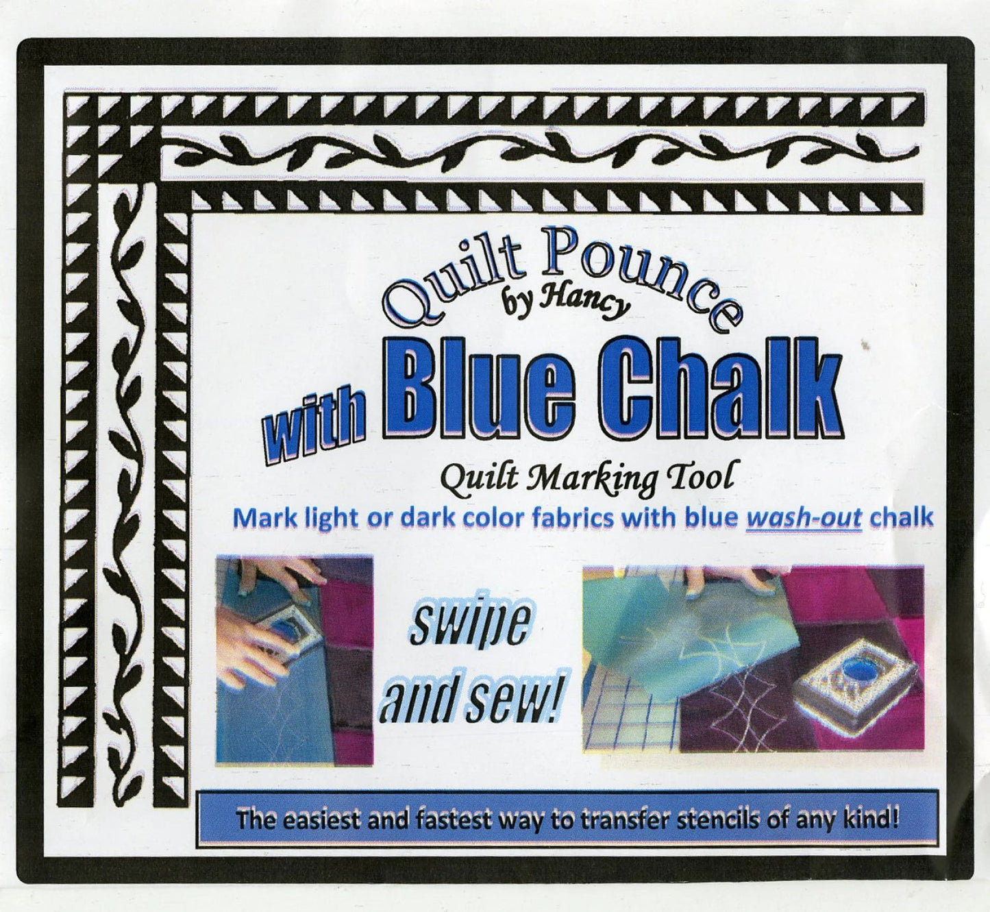 Pounce Chalk Pad - Blue by Hancy - Everything Fabric