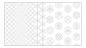 Pre-stencilled Sashiko Fabric Many Patterns Navy Blue - Everything Fabric