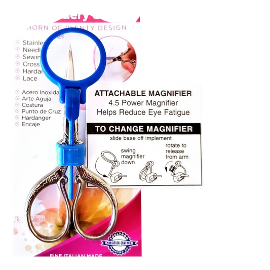 Premium Embroidery Scissors with Magnifier - Everything Fabric