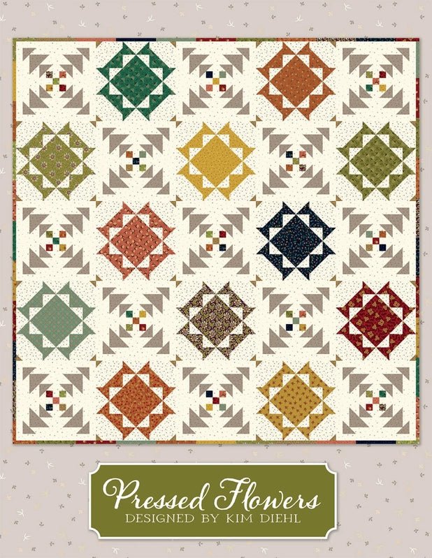 Pressed Flowers Quilt Pattern - Everything Fabric