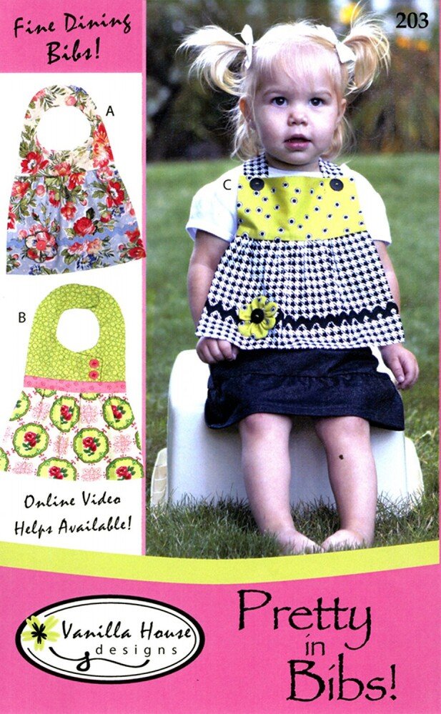 Pretty In Bibs Pattern - Everything Fabric