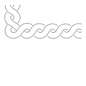 Pretzel Cable Border Stencil 3inch - Everything Fabric