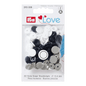 Prym Love - Colour Snap Fastener - NAVY BLUE/GREY/WHITE - Everything Fabric
