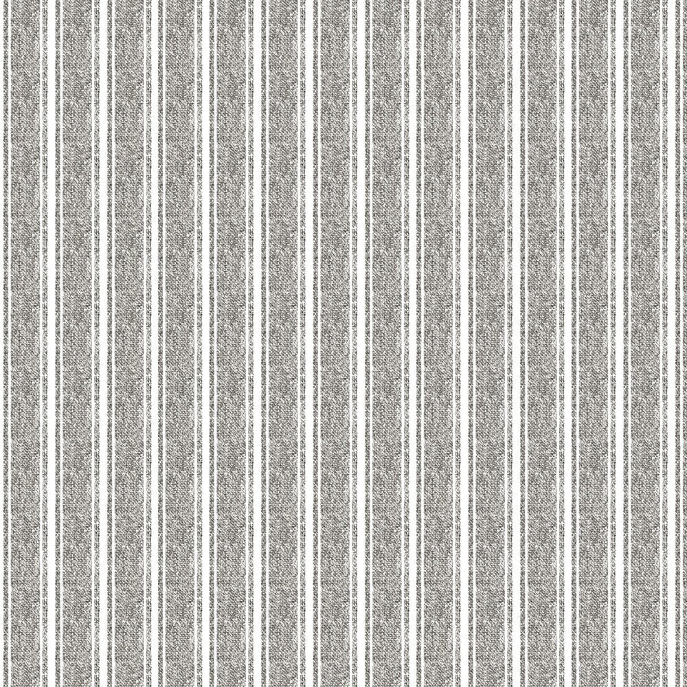 Queen Of We'En Ticking Texture Gray - Everything Fabric
