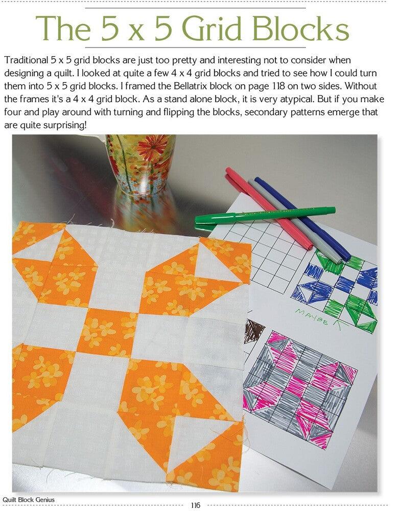 Quilt Block Genius Expanded Second Edition BOOK - Everything Fabric
