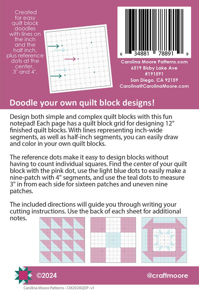 Quilt Doodle Pad - Everything Fabric