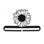 Quilt Hanger - Sunflower Split Bottom Charcoal 203 mm - Everything Fabric