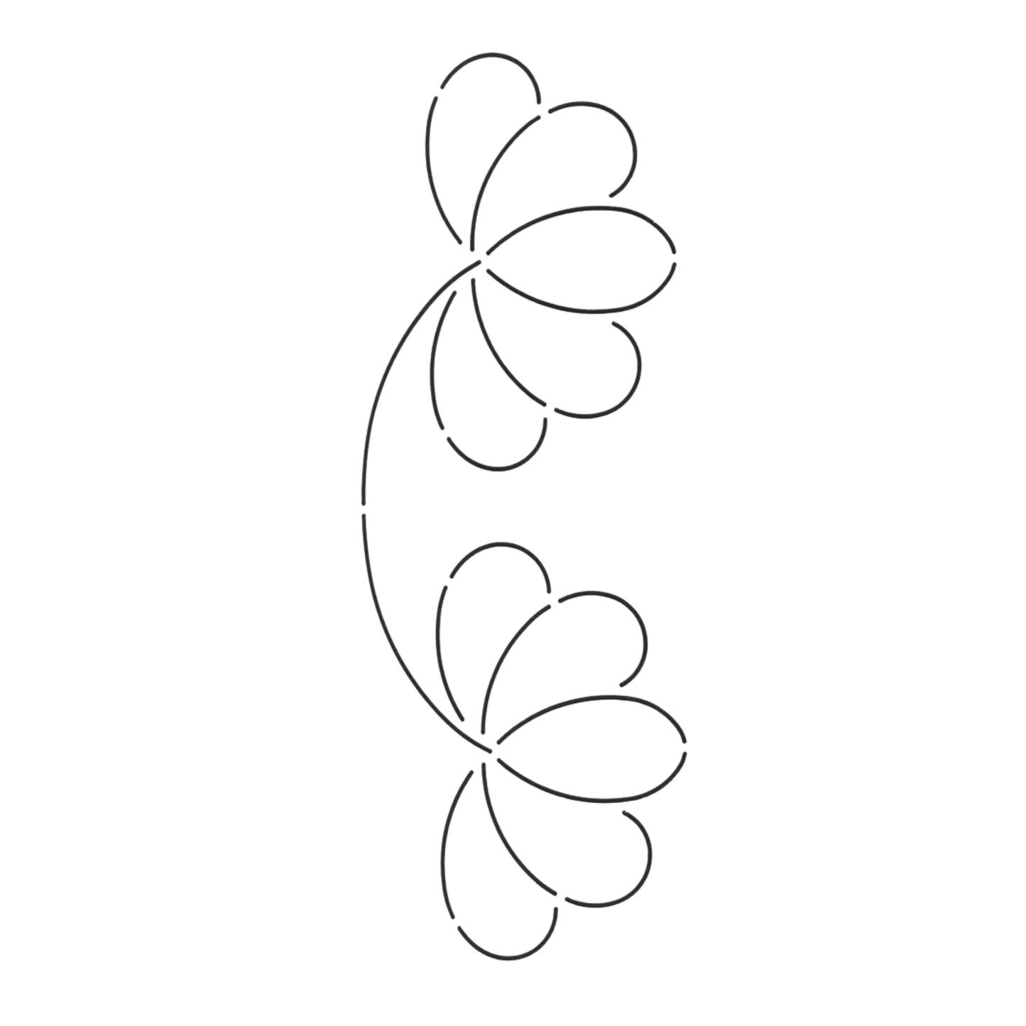 Quilt Stencil Border Design - 4in - Everything Fabric
