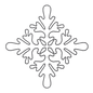 Quilt Stencil - Bur Oak - 3 in - Everything Fabric