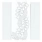 Quilt Stencil Cable & Feather Border - Everything Fabric
