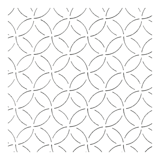 Quilt Stencil Connected Cloisonne - 2.5 in - Everything Fabric