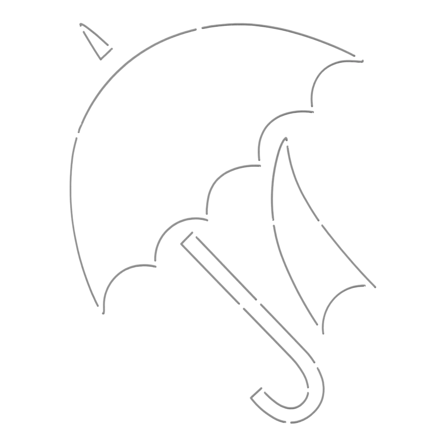 Quilt Stencil | Dancing Umbrella - Everything Fabric