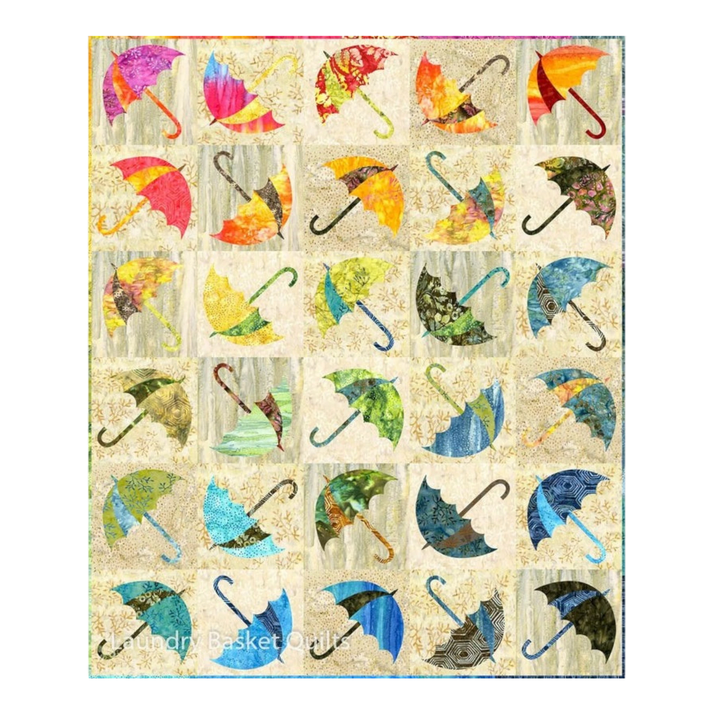 Quilt Stencil | Dancing Umbrella - Everything Fabric