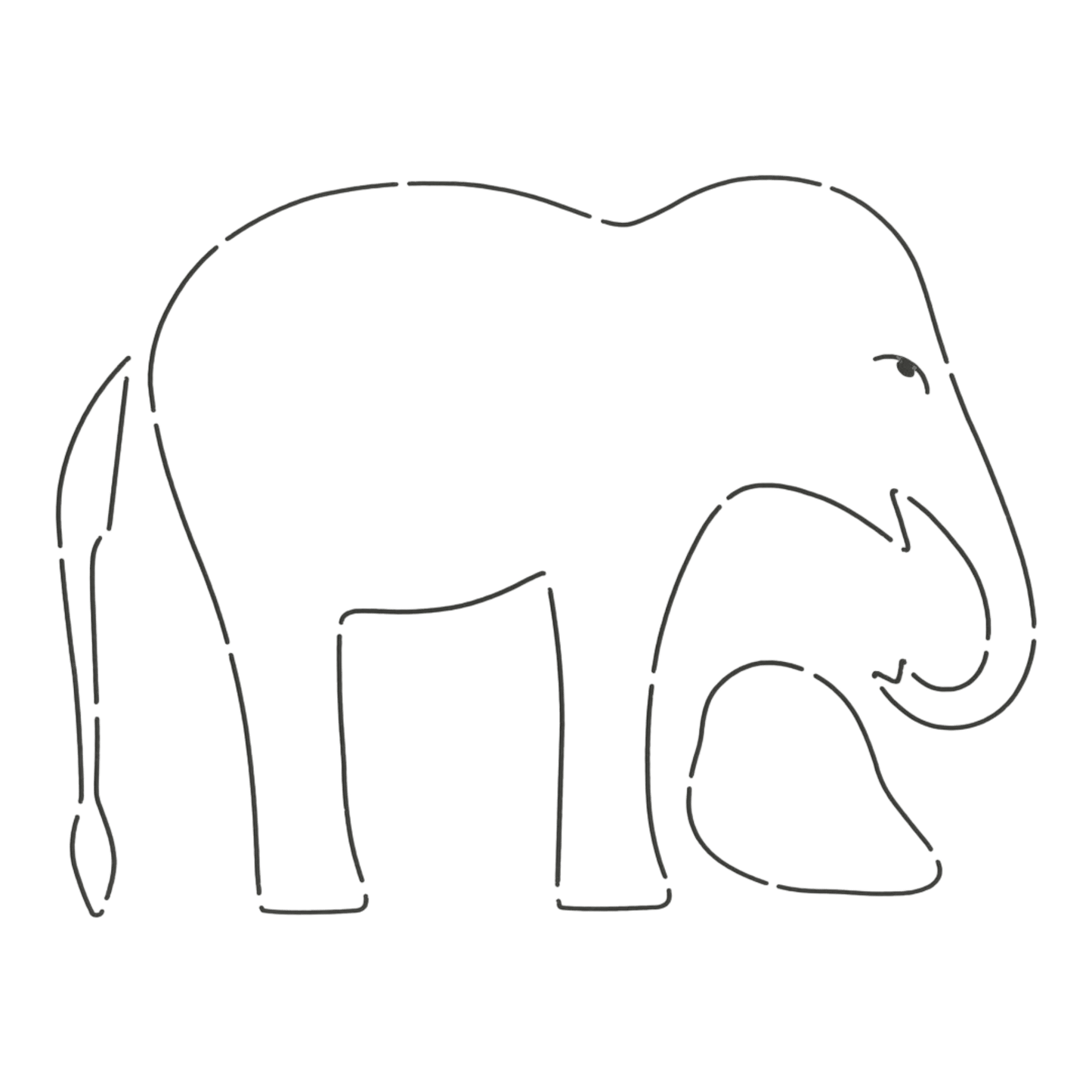 Quilt Stencil | Elephant - Everything Fabric