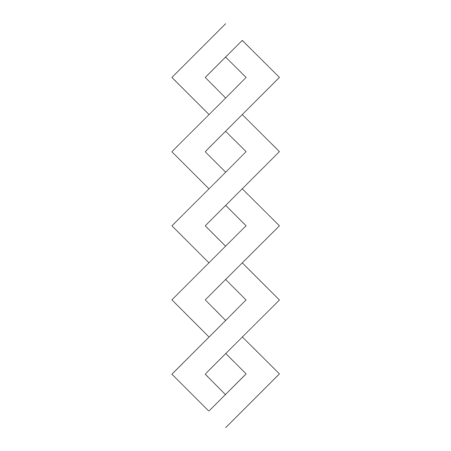 Quilt Stencil - Lattice Border - 4 in - Everything Fabric