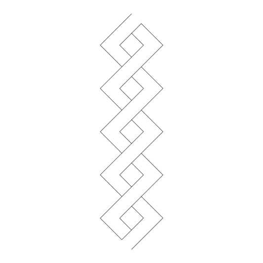 Quilt Stencil - Lattice Border - 4 in - Everything Fabric