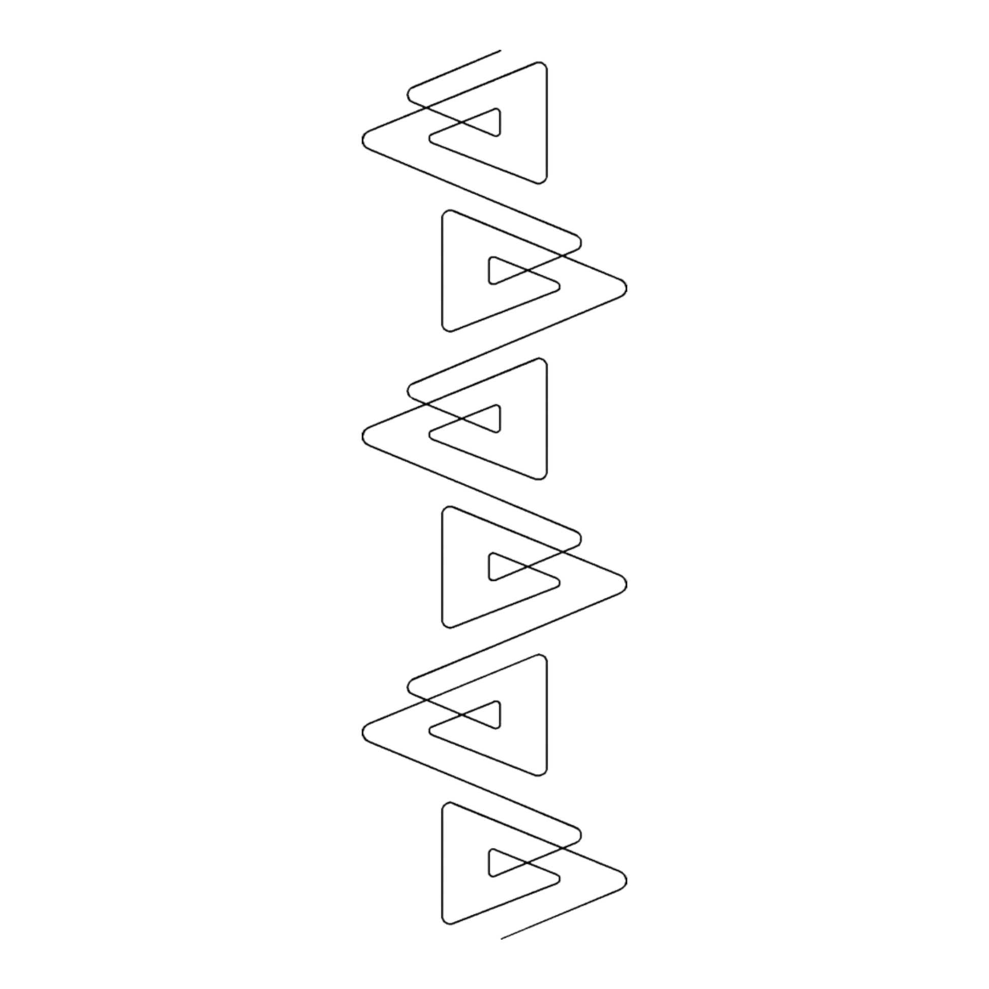 Quilt Stencil - Prism Border - 4 in - Everything Fabric