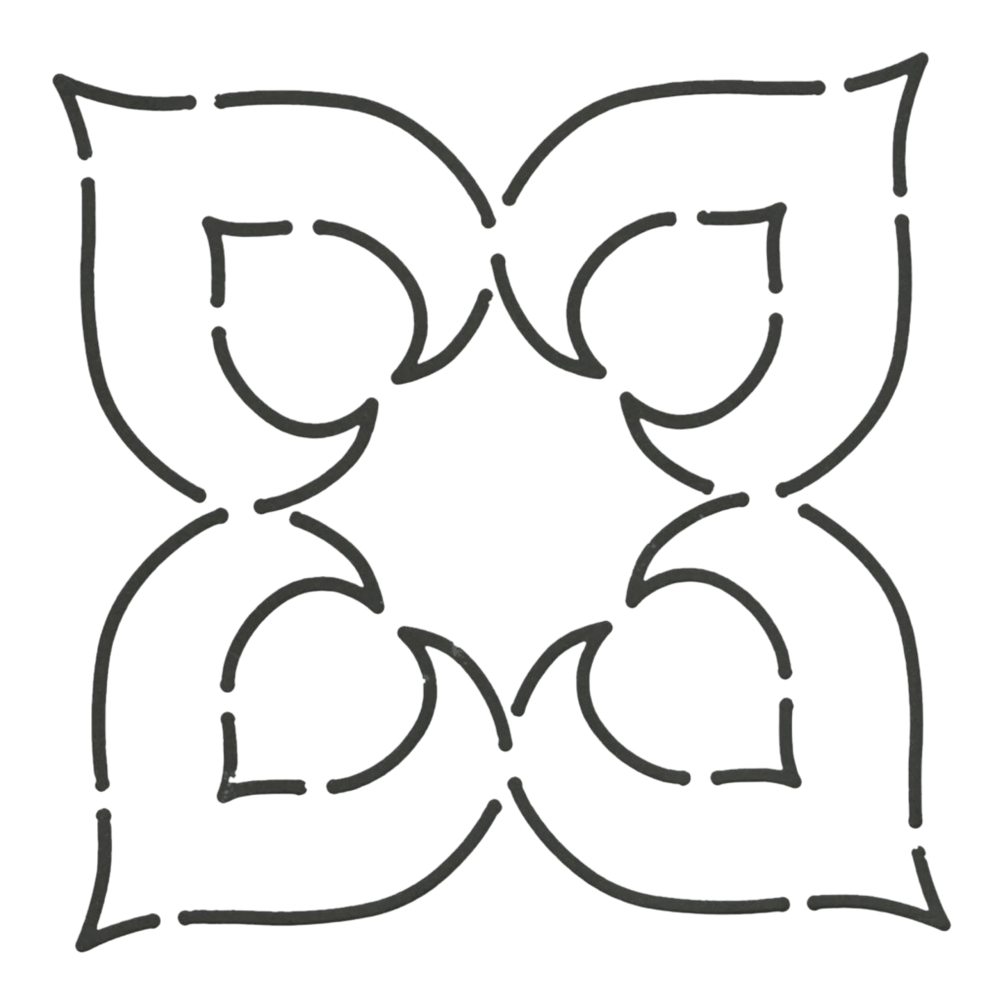 Quilt Stencil Spartan Summer - 6" ̄in - Everything Fabric