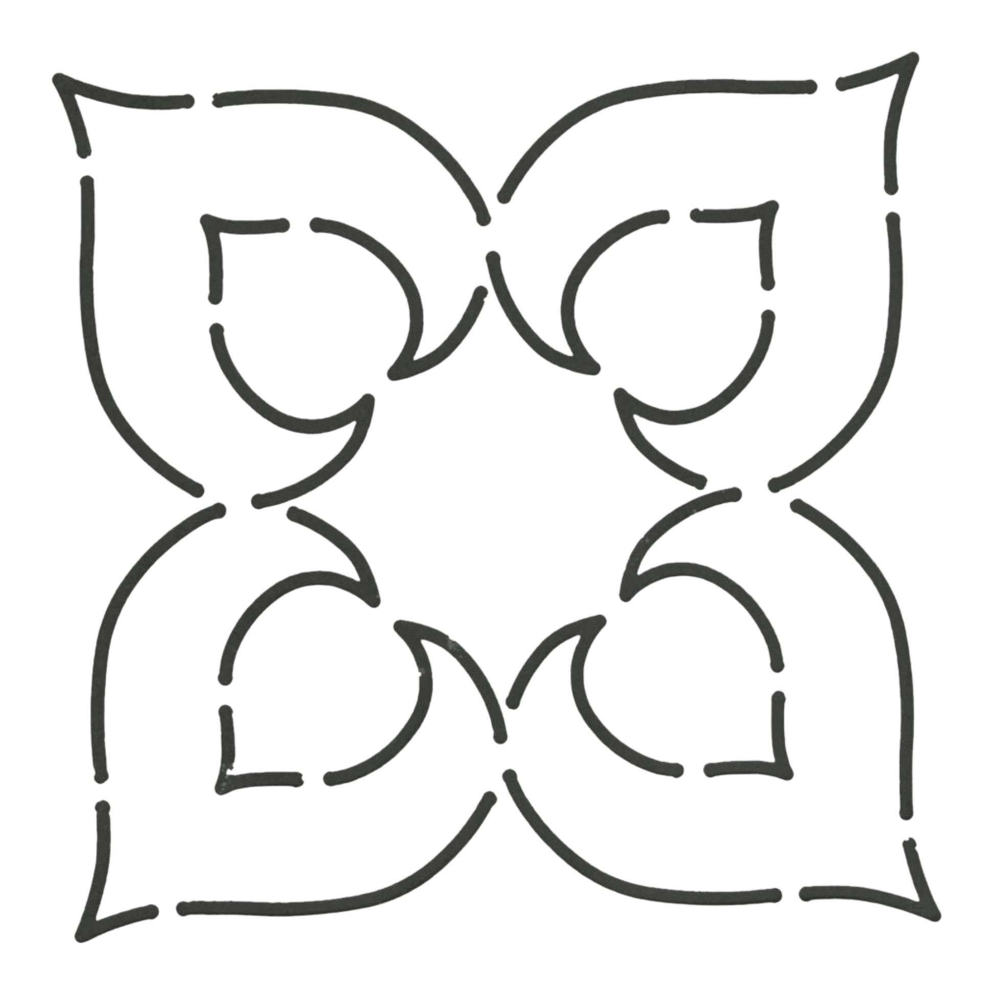 Quilt Stencil Spartan Summer - 6" ̄in - Everything Fabric