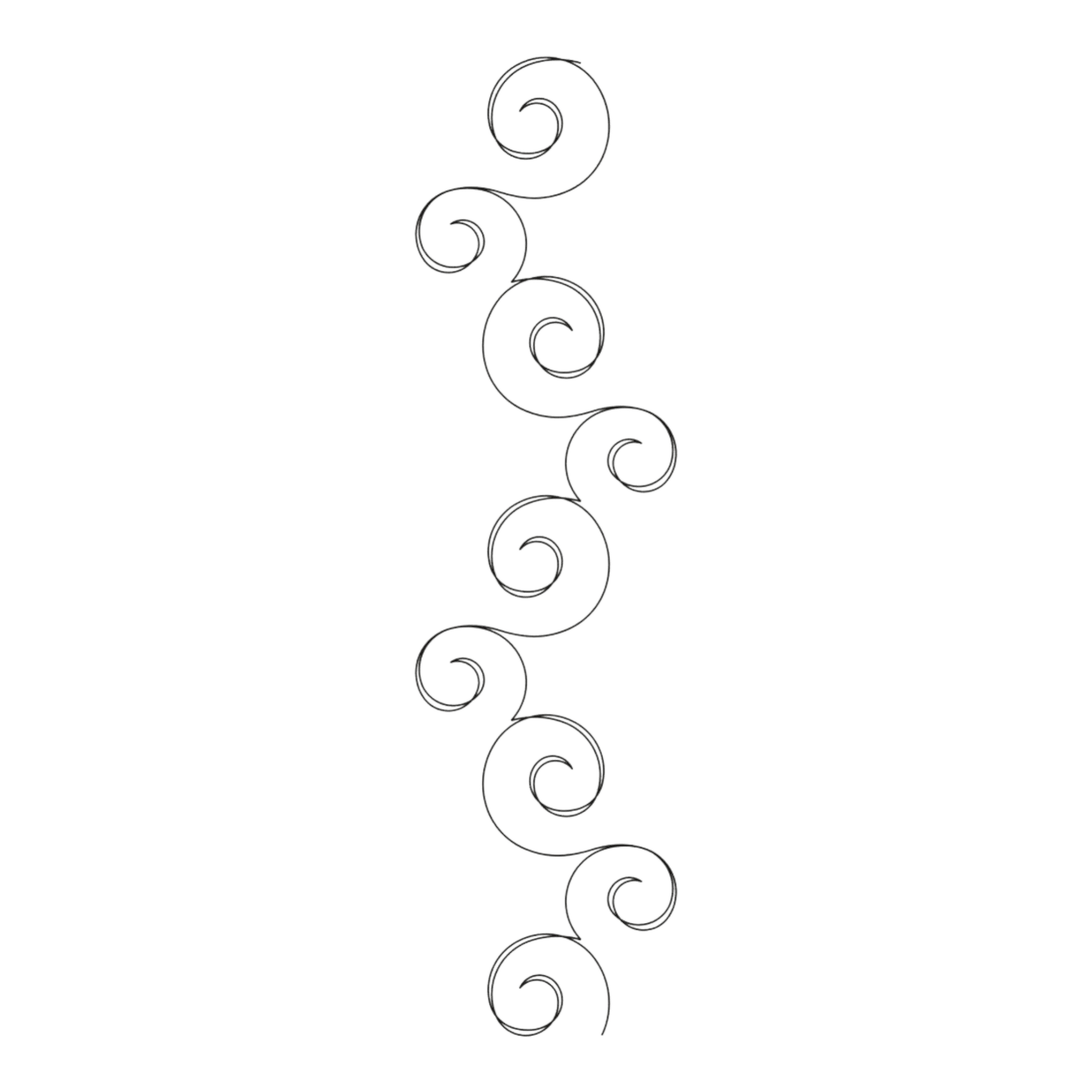 Quilt Stencil - Twine Border - 4 in - Everything Fabric