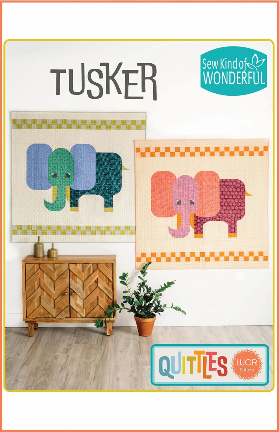 Quittles Tusker Lap Quilt Pattern - Everything Fabric