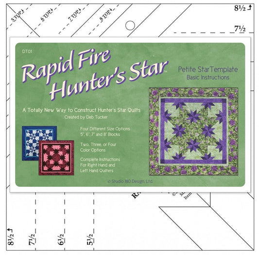 Rapid Fire Hunter's Star Petite - 8.5 in x 8.5 in - Everything Fabric