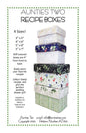 Recipe boxes Pattern - from Aunties Two - Everything Fabric