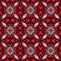 Red Geometric Tiles - Everything Fabric
