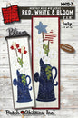Red, White and Bloom Applique Wall Hanging Pattern - Everything Fabric