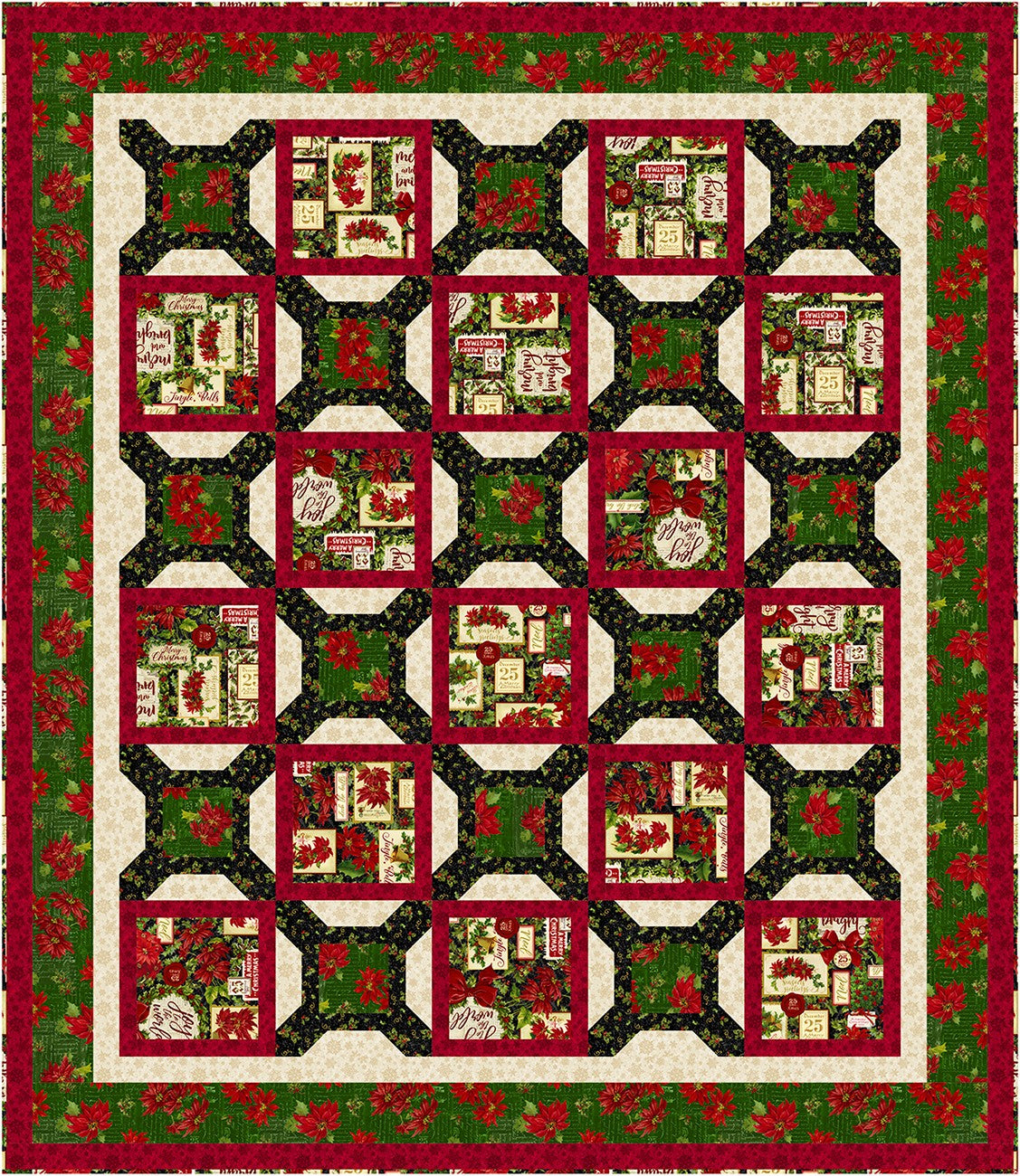 Holly Jolly 5-yard Quilts – project preview 7