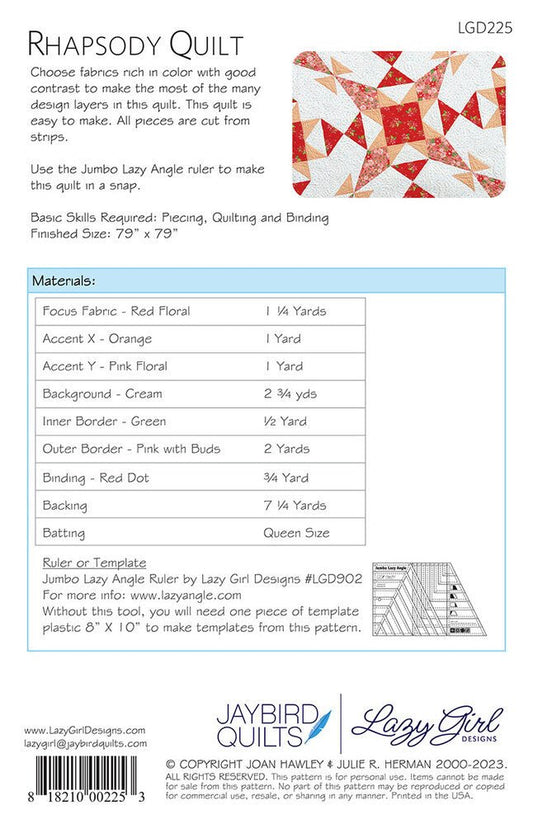 Rhapsody Quilt Pattern - Everything Fabric
