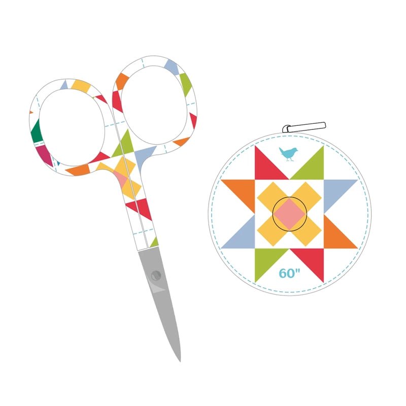 Riley Blake Designs Scissor and Tape Measure Duo - Everything Fabric
