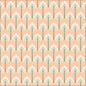 Rosy Deco-Organic Elwood Light Coral - 1 Metre Clearance - Everything Fabric