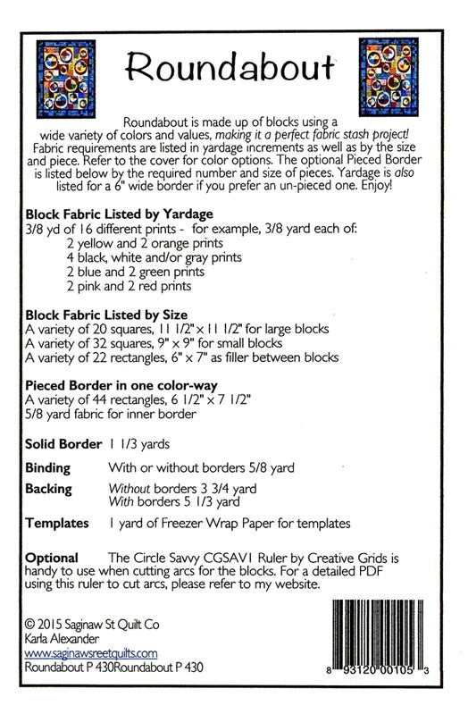 Round About Quilt Pattern - Everything Fabric