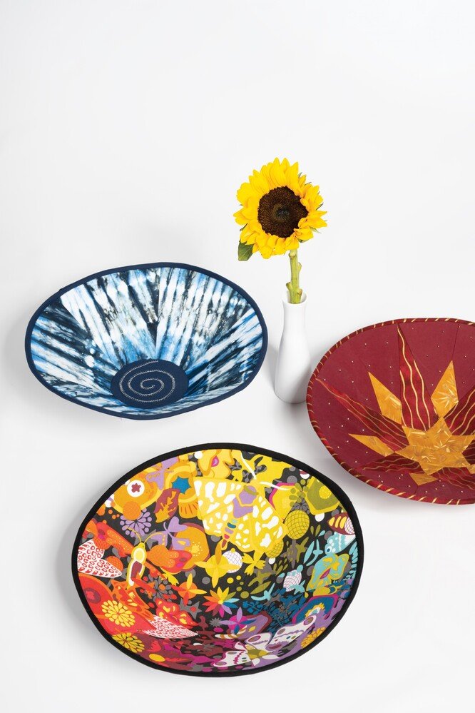 Round Fabric Art Bowls - Everything Fabric
