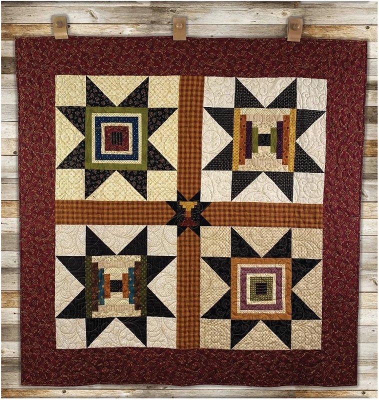 Rustic Star Quilt Pattern - Everything Fabric