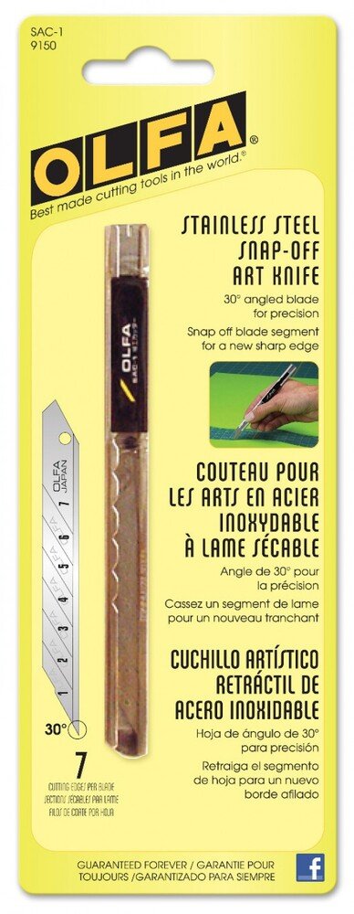 SAC-1 Stainless Steel Precision Graphics Knife - Everything Fabric