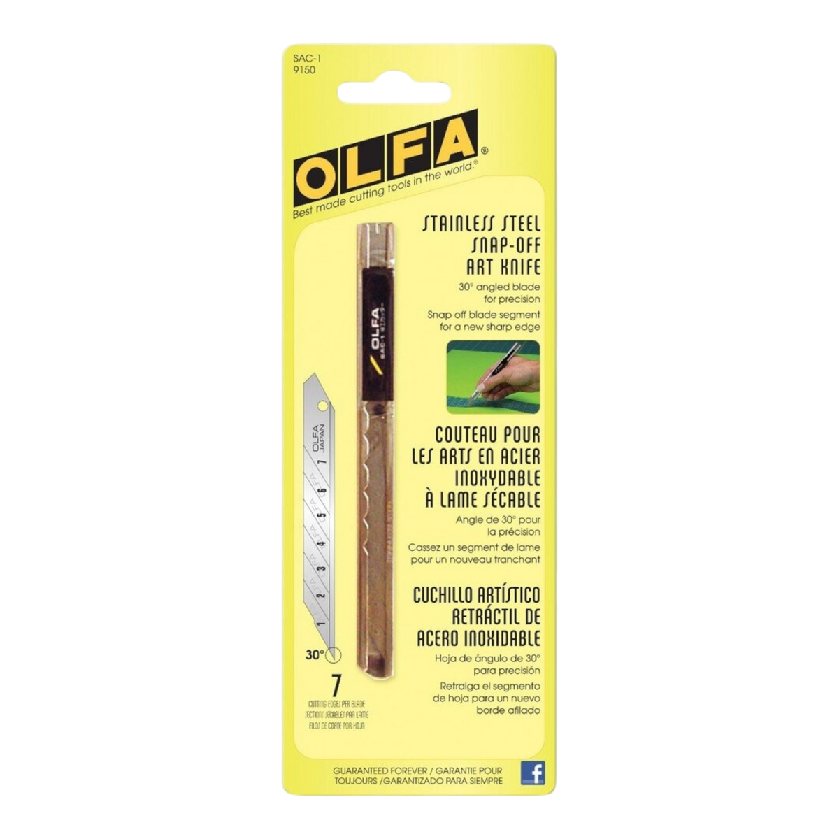 SAC-1 Stainless Steel Precision Graphics Knife - Everything Fabric