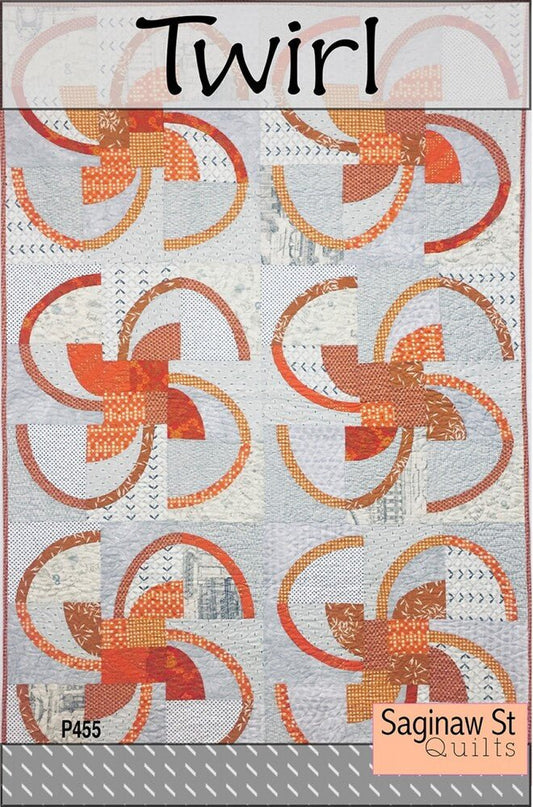 Saginaw Street TWIRL Quilt Pattern - Everything Fabric