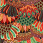 Sahul Land - Feathers Teal - Everything Fabric