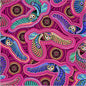 Sahul Land - Owls Pink - Everything Fabric