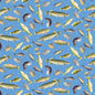 Sail Away - Light Blue Gone Fishing - Everything Fabric