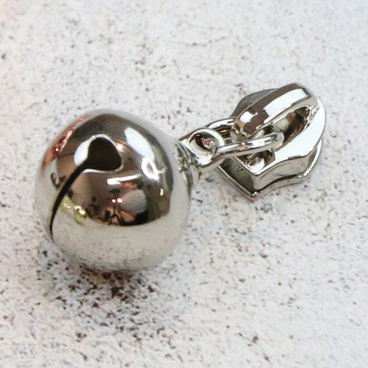 Sallie Tomato - Four Jingle Bell Zipper Pulls - Everything Fabric
