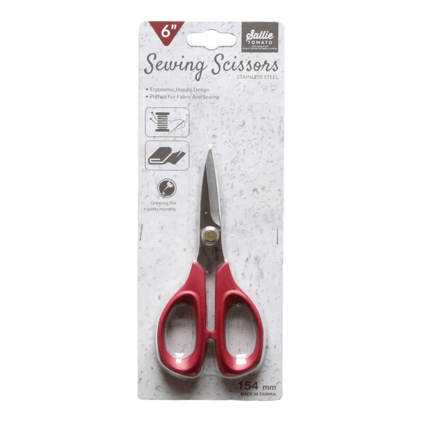 Sallie Tomato Sewing Scissors - Everything Fabric