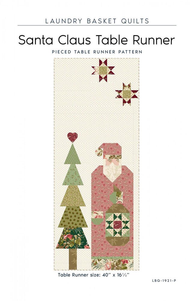 Santa Claus Table Runner Pattern - Everything Fabric